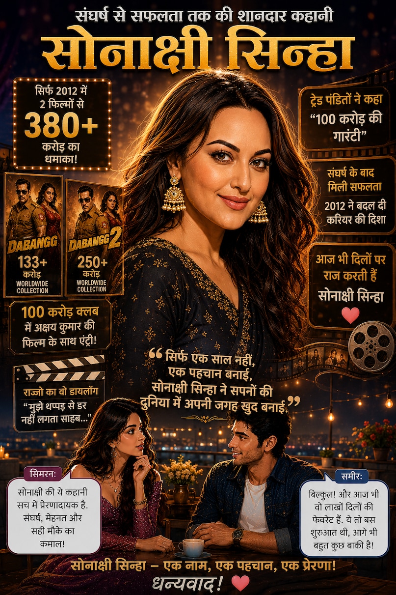 sonakshi sinha birthday, dabangg movie, rowdy rathore collection, lady luck actress, bollywood success story, sonakshi career, dabangg 2 hit, Sonakshi Sinha, Dabangg, Rowdy Rathore, Dabangg 2, Bollywood Actress, Box Office Collection, Birthday Special, सोनाक्षी सिन्हा, दबंग, राउडी राठौर, दबंग 2, बॉलीवुड अभिनेत्री, बॉक्स ऑफिस कलेक्शन, जन्मदिन विशेष