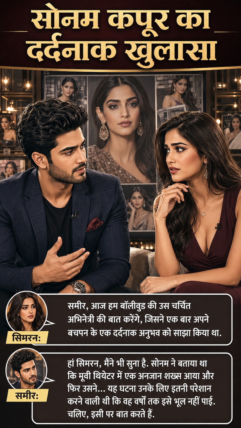 Sonam Kapoor janmdin, Sonam Kapoor Kissa, Teenage Trauma, Bachpan Ki Yaad, Bollywood Actress, Viral Story, Sonam Interview, Sonam Kapoor, Birthday Special, Childhood Incident, Entertainment News, सोनम कपूर, जन्मदिन स्पेशल, बचपन की घटना, बॉलीवुड अभिनेत्री, पुराना इंटरव्यू, वायरल खबर, मनोरंजन समाचार Sonam Kapoor janmdin, Sonam Kapoor Kissa, Teenage Trauma, Bachpan Ki Yaad, Bollywood Actress, Viral Story, Sonam Interview, Sonam Kapoor, Birthday Special, Childhood Incident, Entertainment News, सोनम कपूर, जन्मदिन स्पेशल, बचपन की घटना, बॉलीवुड अभिनेत्री, पुराना इंटरव्यू, वायरल खबर, मनोरंजन समाचार