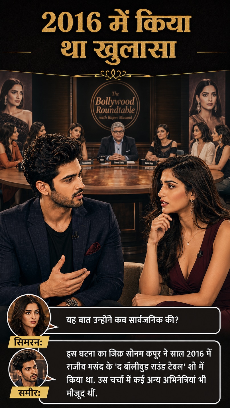 Sonam Kapoor janmdin, Sonam Kapoor Kissa, Teenage Trauma, Bachpan Ki Yaad, Bollywood Actress, Viral Story, Sonam Interview, Sonam Kapoor, Birthday Special, Childhood Incident, Entertainment News, सोनम कपूर, जन्मदिन स्पेशल, बचपन की घटना, बॉलीवुड अभिनेत्री, पुराना इंटरव्यू, वायरल खबर, मनोरंजन समाचार Sonam Kapoor janmdin, Sonam Kapoor Kissa, Teenage Trauma, Bachpan Ki Yaad, Bollywood Actress, Viral Story, Sonam Interview, Sonam Kapoor, Birthday Special, Childhood Incident, Entertainment News, सोनम कपूर, जन्मदिन स्पेशल, बचपन की घटना, बॉलीवुड अभिनेत्री, पुराना इंटरव्यू, वायरल खबर, मनोरंजन समाचार