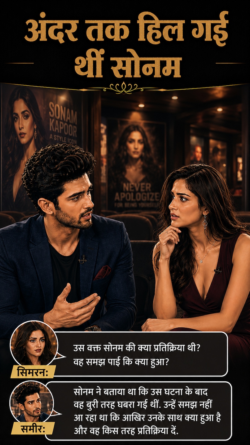 Sonam Kapoor janmdin, Sonam Kapoor Kissa, Teenage Trauma, Bachpan Ki Yaad, Bollywood Actress, Viral Story, Sonam Interview, Sonam Kapoor, Birthday Special, Childhood Incident, Entertainment News, सोनम कपूर, जन्मदिन स्पेशल, बचपन की घटना, बॉलीवुड अभिनेत्री, पुराना इंटरव्यू, वायरल खबर, मनोरंजन समाचार Sonam Kapoor janmdin, Sonam Kapoor Kissa, Teenage Trauma, Bachpan Ki Yaad, Bollywood Actress, Viral Story, Sonam Interview, Sonam Kapoor, Birthday Special, Childhood Incident, Entertainment News, सोनम कपूर, जन्मदिन स्पेशल, बचपन की घटना, बॉलीवुड अभिनेत्री, पुराना इंटरव्यू, वायरल खबर, मनोरंजन समाचार