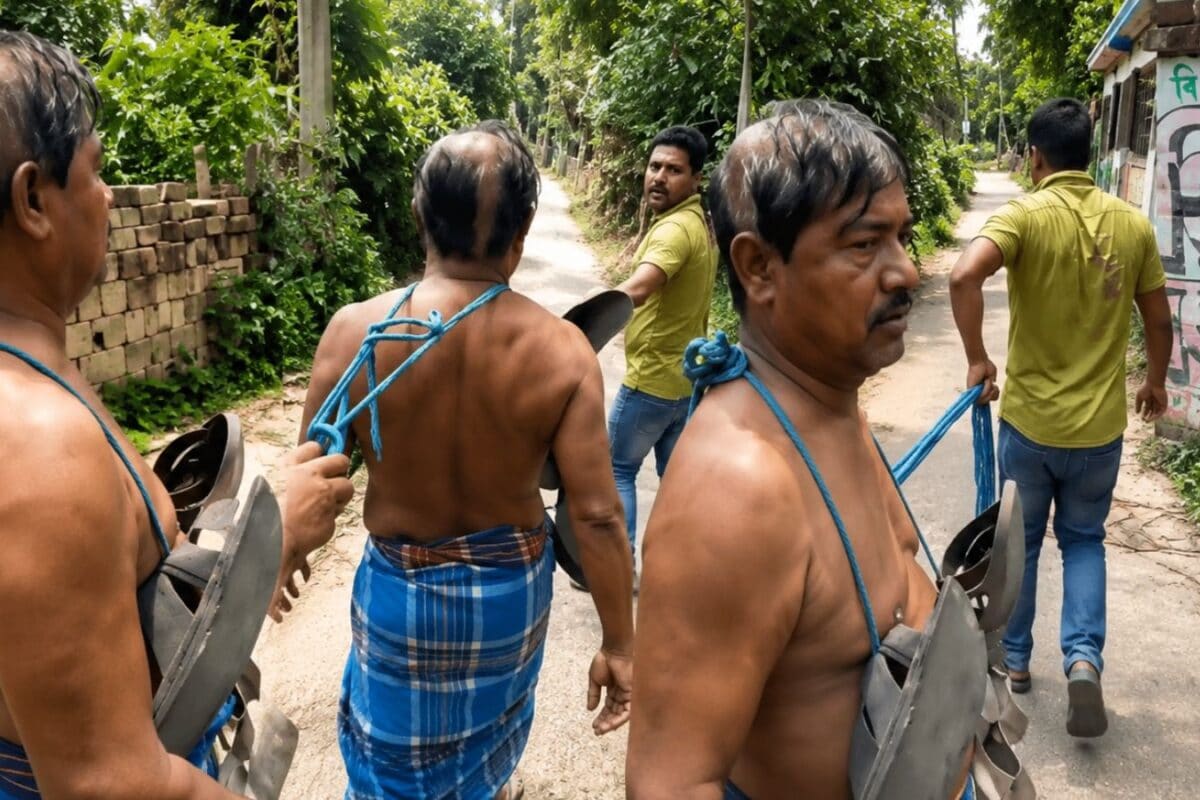 ममता के जाते ही अनाथ होने लगे TMC के जमीनी नेता! संन्यासी मन्ना को रस्सियों से बांधा, फिर पहनाई जूतों की माला