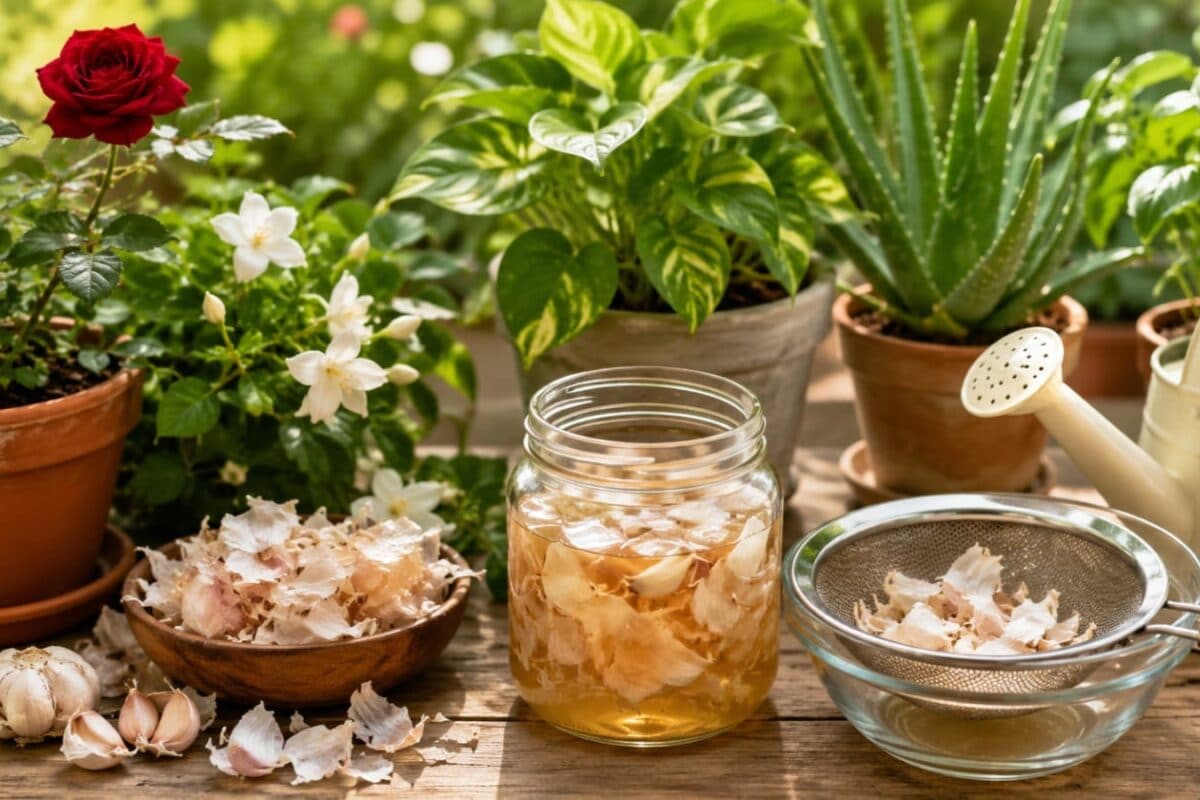 माली ने बताया गजब का नुस्खा, लहसुन के छिलके बनेंगे सूखते पौधों के लिए संजीवनी, फ्री नुस्खा फूलों से भर देगा गार्डन