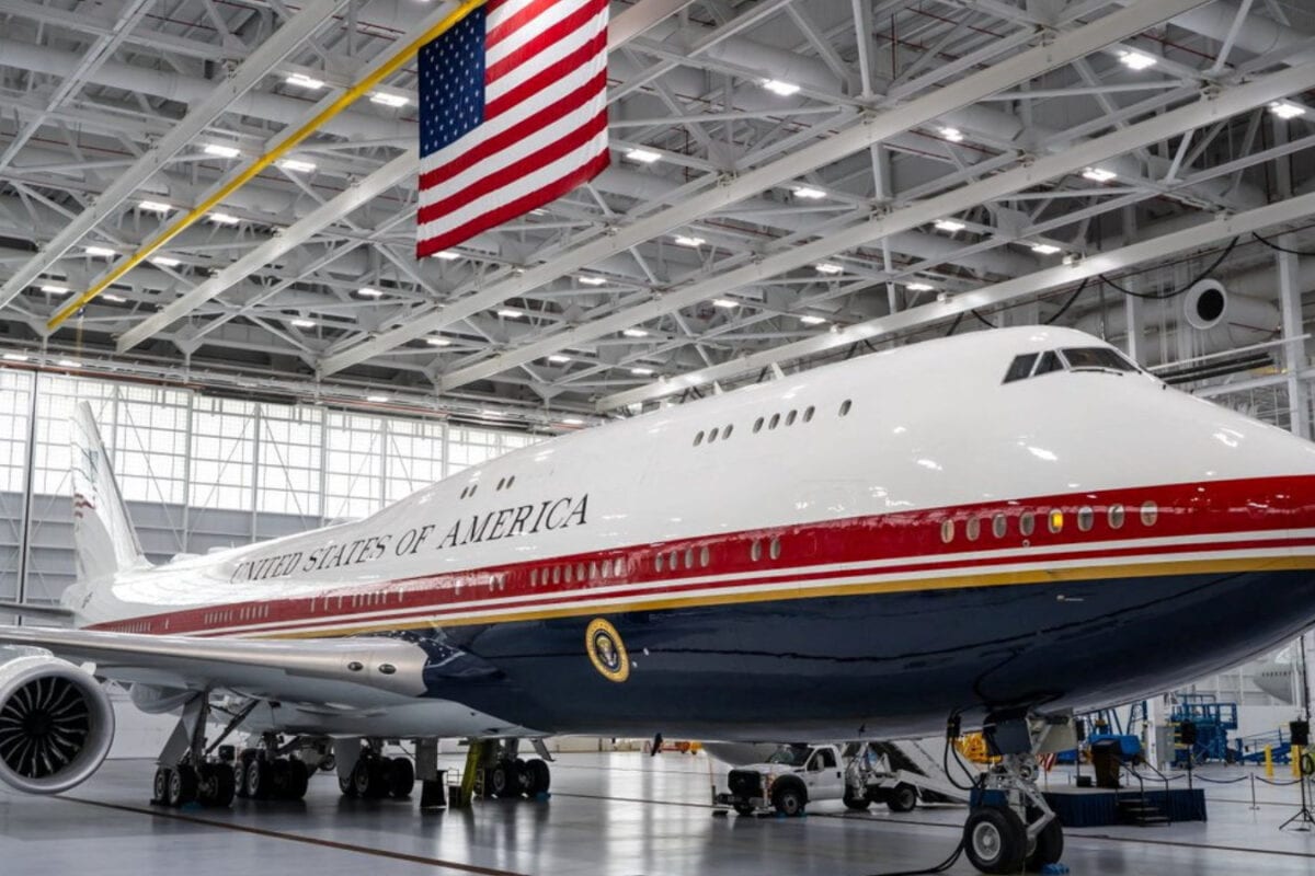 अब आसमान में चलेगा ट्रंप का शाही दरबार, अमेरिका के नए Air Force One की पहली झलक आई सामने