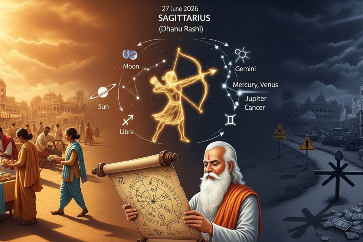Dhanu Rashifal: आज बुध-सूर्य और बृहस्पति की युति से बदलेगा माहौल इन मामलों में लें सोच समझकर निर्णय