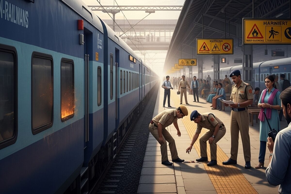 गलती या साजिश? ट्रेन-स्टेशन पर लगातार आग की घटनाओं ने बढ़ाई चिंता, रेलवे ने जारी किया अलर्ट