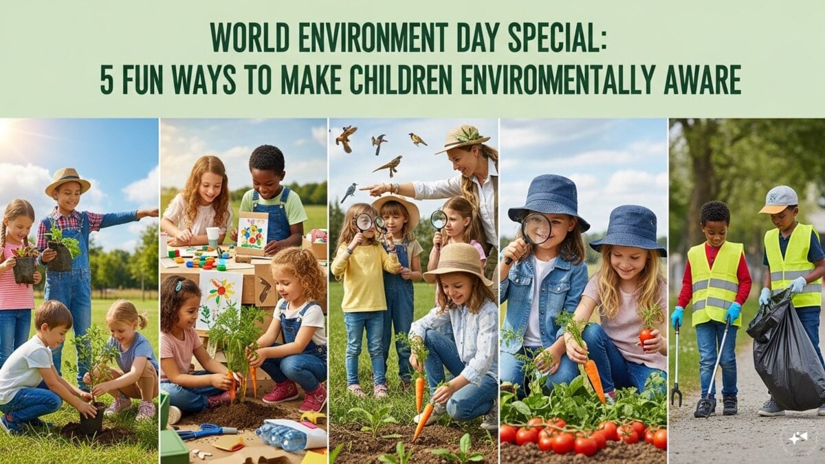 World Environment Day 2026: 5 Fun Ways to Teach Children to Care for the Environment and Love Nature