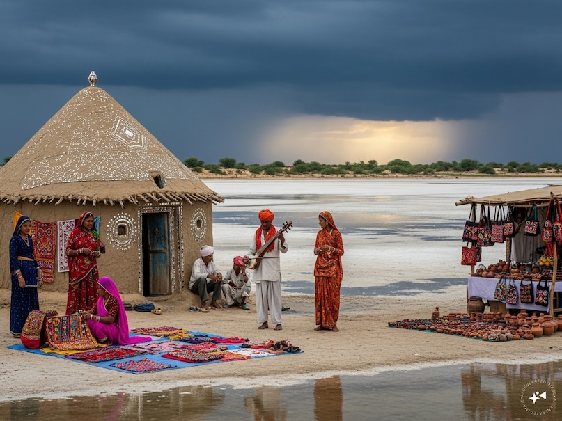low rainfall destinations India