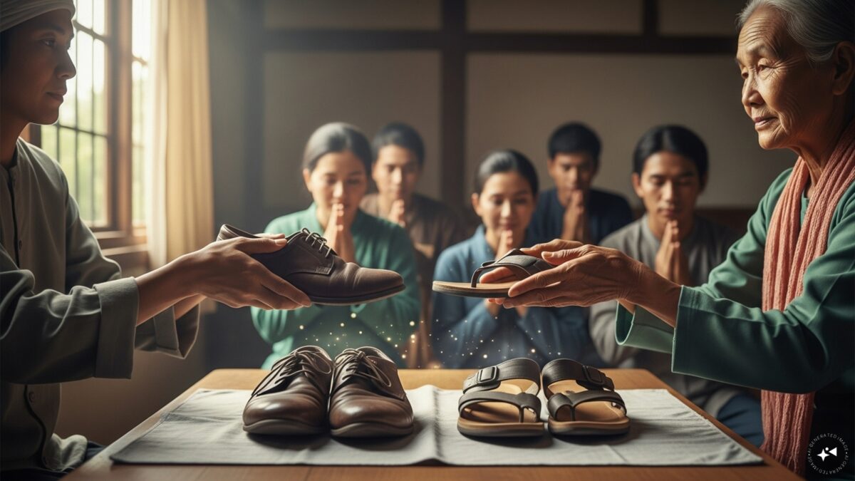 निधन के बाद जूते-चप्पलों का क्या करना चाहिए? ज्यादातर लोग कर देते हैं यह बड़ी गलती निधन के बाद जूते-चप्पलों का क्या करना चाहिए? ज्यादातर लोग कर देते हैं यह बड़ी गलती
