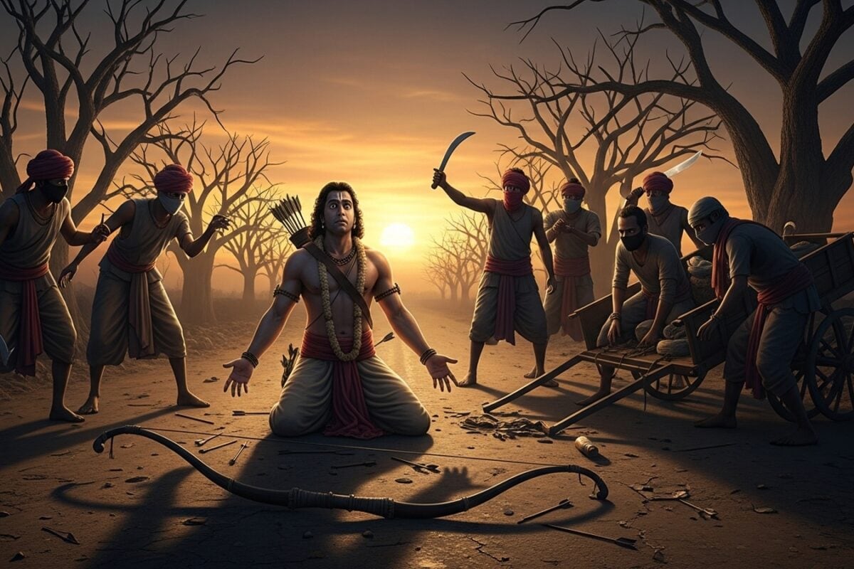 महाभारत युद्ध खत्म होते ही क्यों धनुष तीर चलाना भूल गए अर्जुन साधारण डाकुओं ने हरा दिया