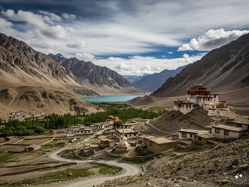 low rainfall destinations India