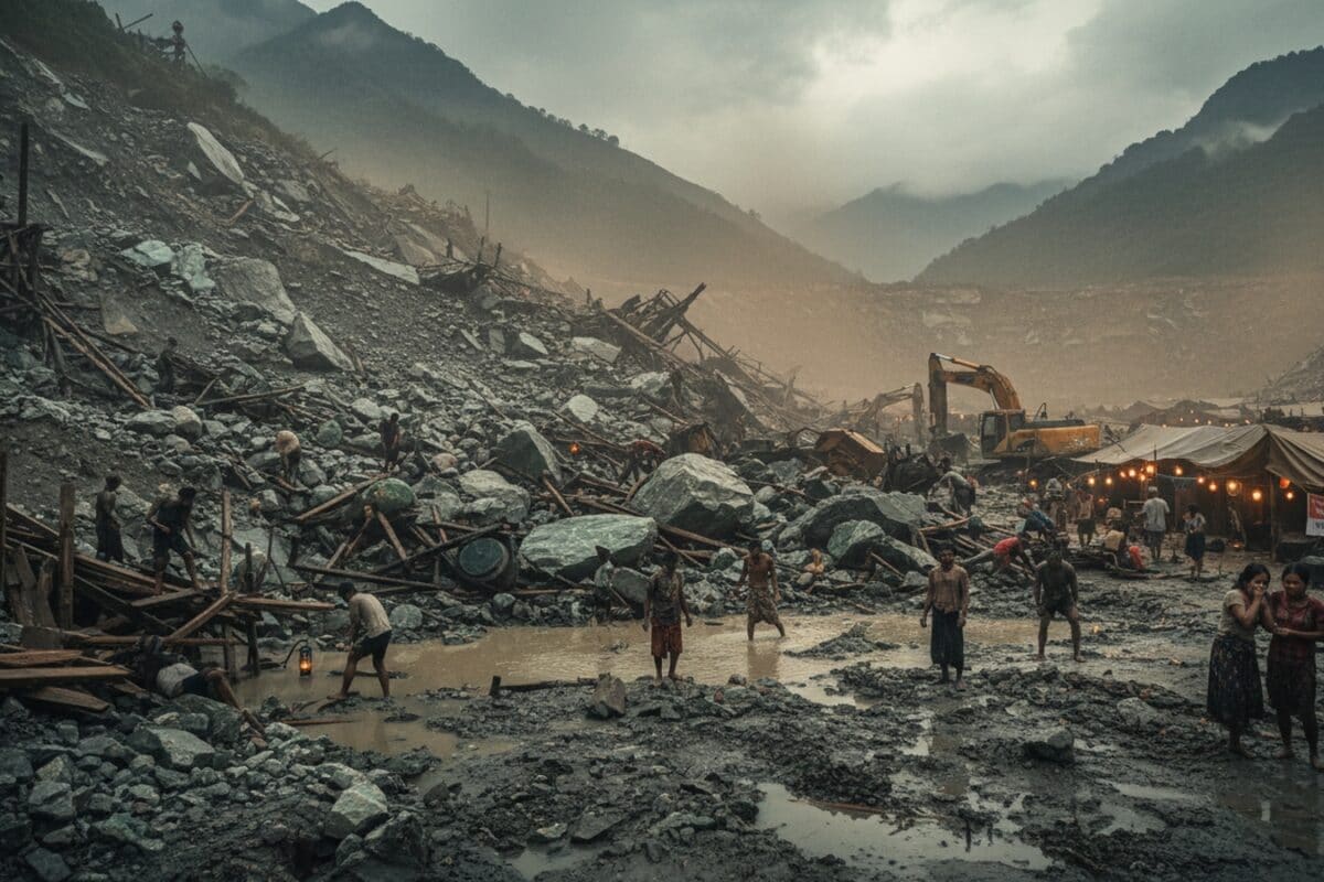 मानसून की बारिश ढहाने लगी कहर, मिट्टी में गड़ा रत्न ढूंढ रहे थे लोग, तभी ढह गया खदान, 5 की मौत