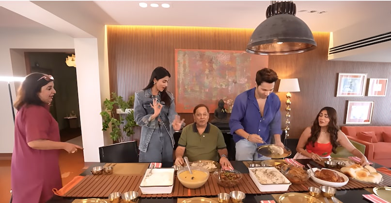 Varun Dhawan , Farah Khan, Farah Khan News, Farah Khan officially highest earning YouTuber, Varun Dhawan-Farah Khan, Hai Jawani Toh Ishq Hona Hai Film, What Farah Khan gifted Varun Dhawan and others, Farah Khan latest vlogs, वरुण धवन, फराह खान, फराह खान समाचार, फराह खान आधिकारिक तौर पर सबसे ज्यादा कमाई करने वाले यूट्यूबर, वरुण धवन-फराह खान, है जवानी तो इश्क होना है फिल्म, फराह खान ने वरुण धवन और अन्य को क्या उपहार दिया, फराह खान के लेटेस्ट व्लॉग