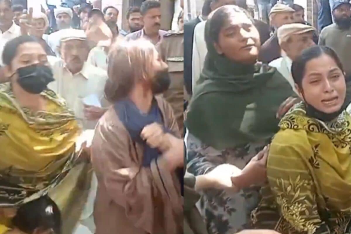कोर्ट के बाहर रोती रहीं 8 बेटियां, दूसरे पति के साथ चली गई मां, पाकिस्तान का वीडियो वायरल