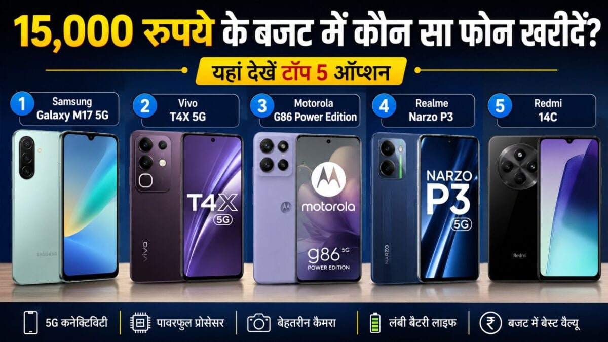 कॉलेज स्टूडेंट्स के लिए 15 हजार रुपये से कम में 5 बेस्ट स्मार्टफोन, जानें कौन सा है बेस्ट