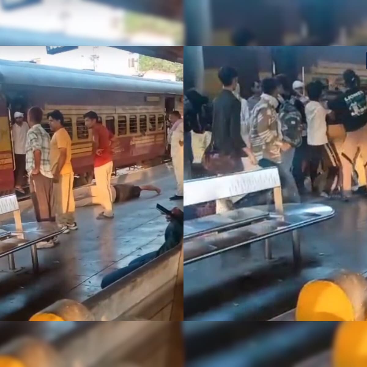 शाहदरा रेलवे स्‍टेशन के प्‍लेटफॉर्म नंबर-3 पर बवाल, पैसेंजर की पीट-पीटकर  हत्‍या - Train Passenger Killed Shahdara Railway Station platform number 3  - News18 हिंदी