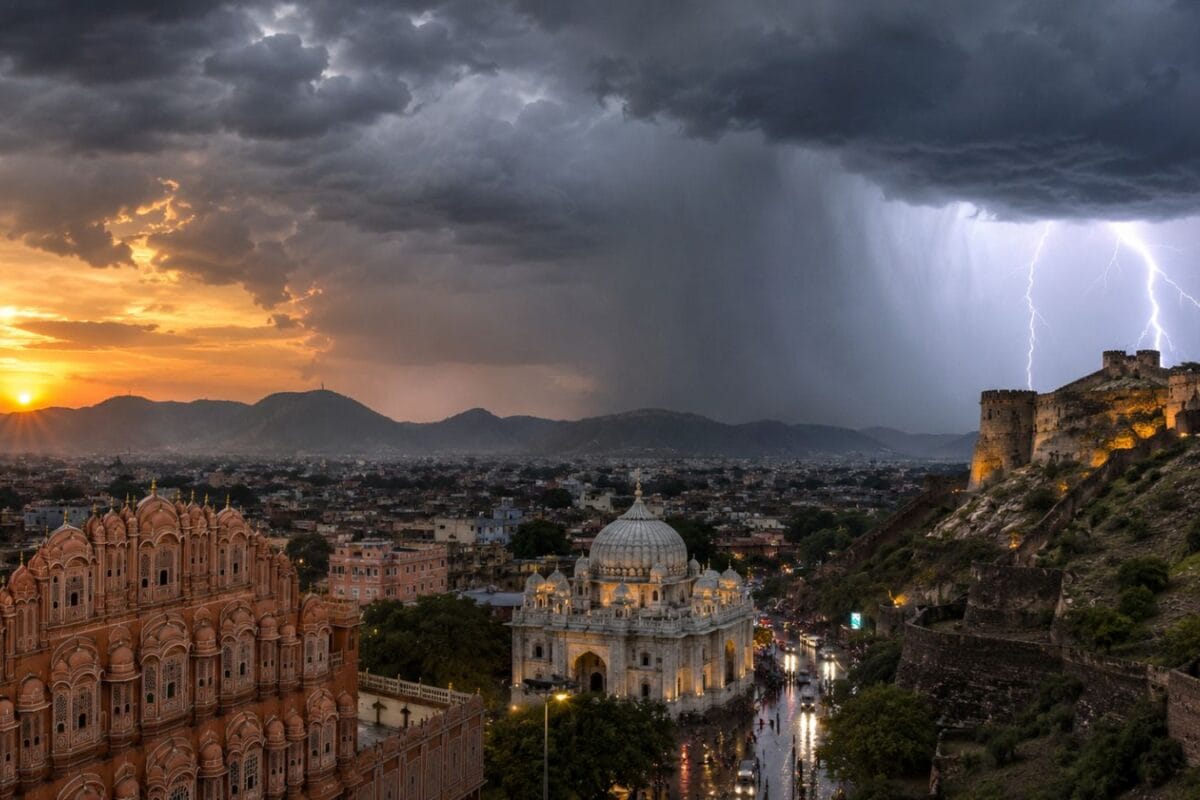 Rajasthan Ka Mausam: शाम ढलते ही बदलेंगे हालात, जयपुर-अजमेर रहें तैयार, 6 जिलों में IMD का ऑरेंज अलर्ट
