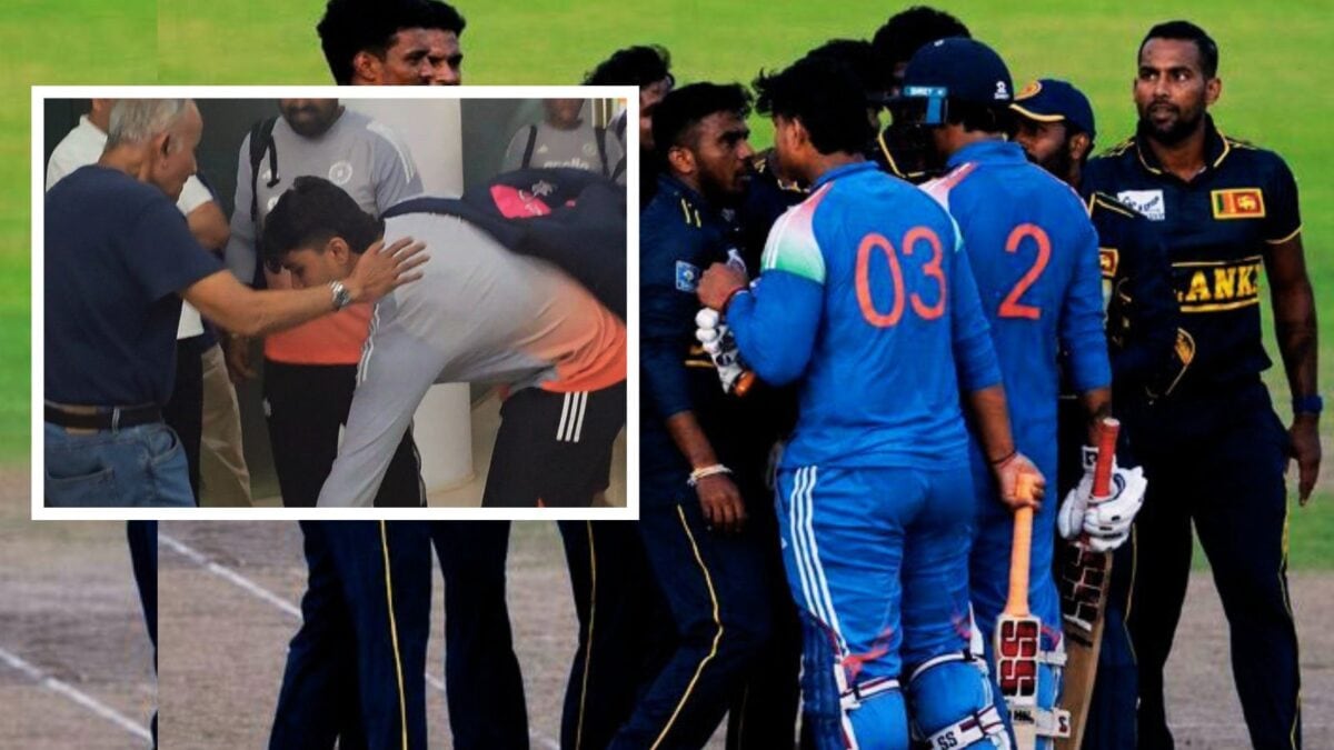 झगड़े के बाद वैभव सूर्यवंशी ने छुए पैर, मैच के बाद श्रीलंका के दिग्गज से मिले, कौन हैं अनुरा टेनेकून? झगड़े के बाद वैभव सूर्यवंशी ने छुए पैर, मैच के बाद श्रीलंका के दिग्गज से मिले, कौन हैं अनुरा टेनेकून?