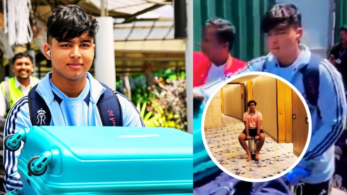 VIDEO: मुझे नाम बताने की जरूरत नहीं है …नाकाबंदी बोलकर वैभव सूर्यवंशी को रोका, पूछ रहे थे नाम क्या है VIDEO: मुझे नाम बताने की जरूरत नहीं है …नाकाबंदी बोलकर वैभव सूर्यवंशी को रोका, पूछ रहे थे नाम क्या है