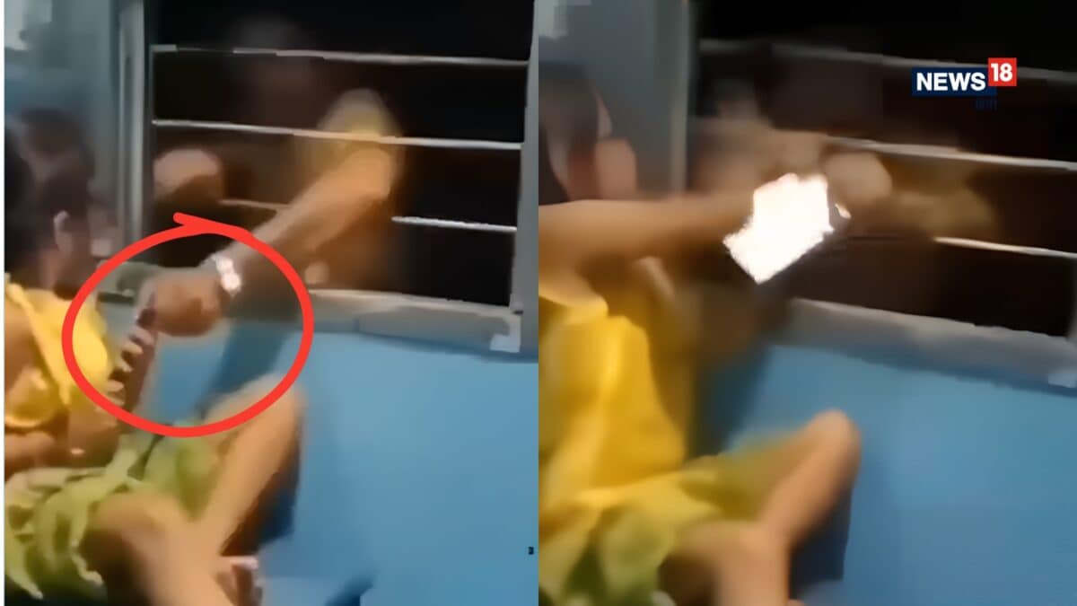मम्मी… फोन… चीखती रह गई बच्ची! ट्रेन की खिड़की से चोर ने झपट लिया फोन मम्मी… फोन… चीखती रह गई बच्ची! ट्रेन की खिड़की से चोर ने झपट लिया फोन