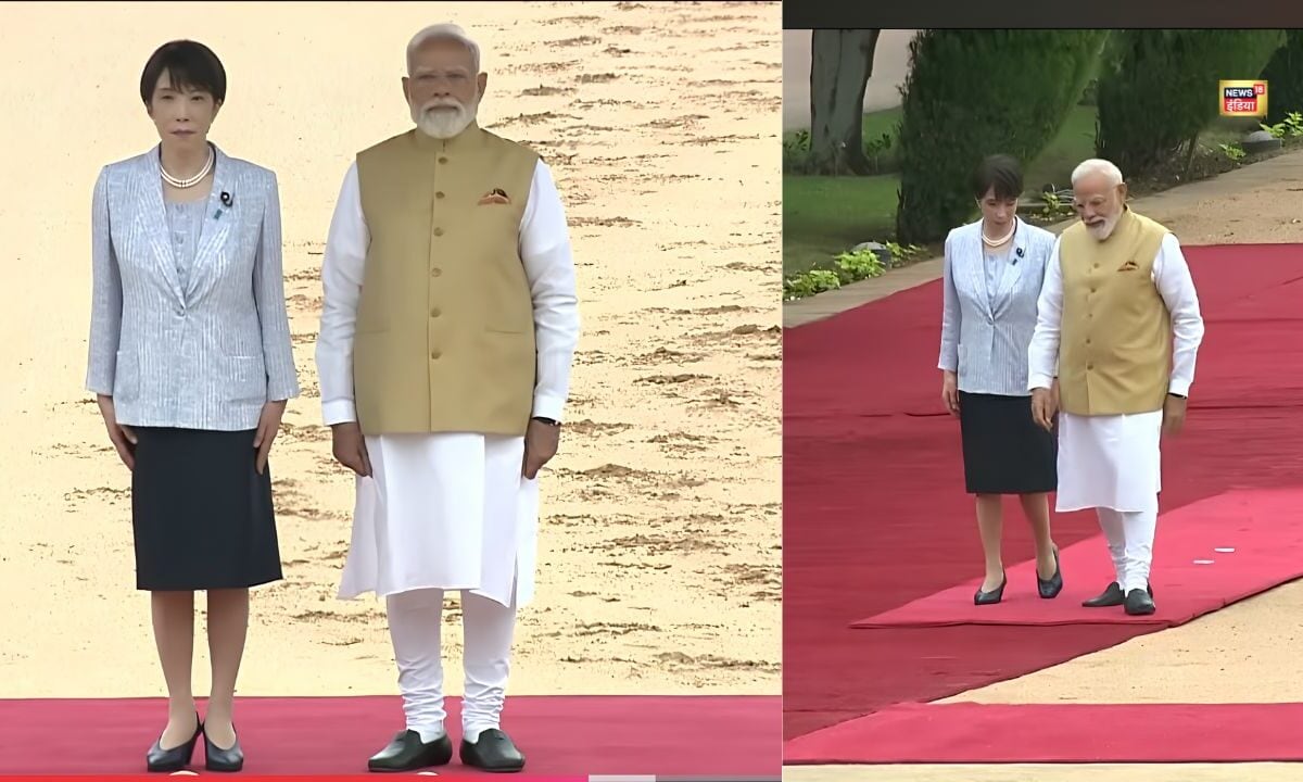 राष्ट्रपति भवन में दिखी भारत-जापान दोस्ती की ताकत PM मोदी से मिलीं जापान की पीएम