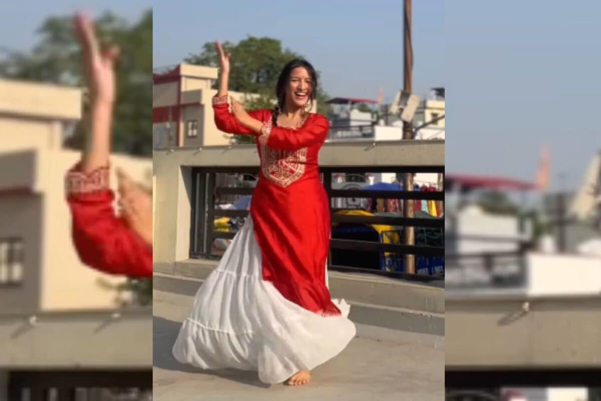 जबरदस्त एक्सप्रेशंस, धमाकेदार डांस, 'काले रंग दा परांदा' पर लड़की का वीडियो इंटरनेट पर छाया