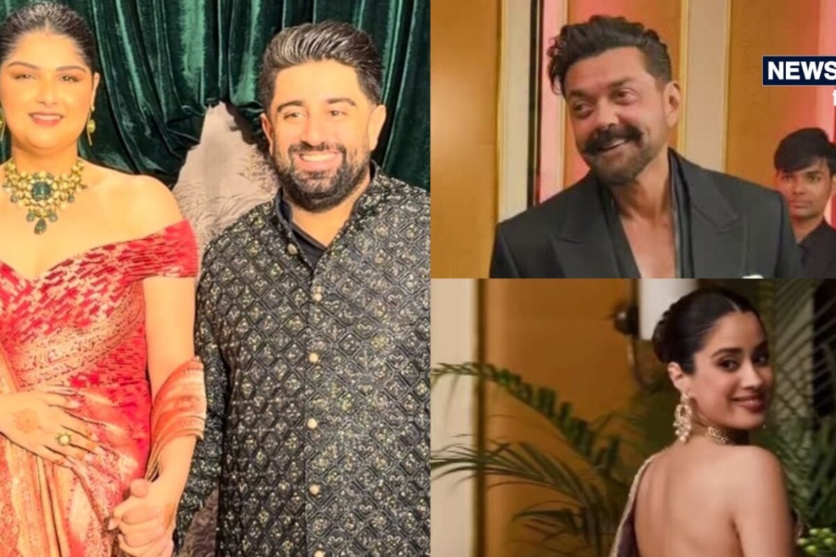अंशुला कपूर-रोहन ठक्कर का ग्रैंड रिसेप्शन: जाह्नवी-शनाया के लुक ने जीता दिल, बॉबी देओल के स्वैग ने लूटी महफिल