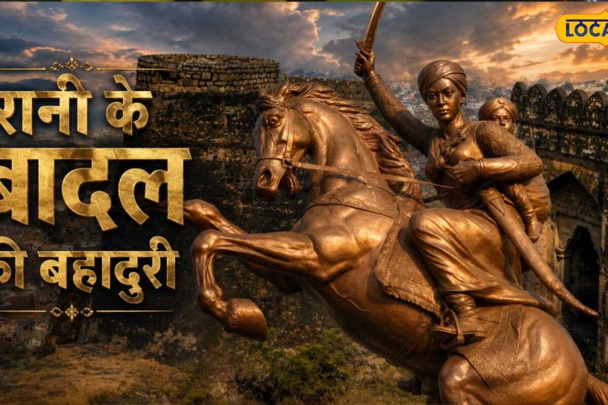 साहस और बलिदान की मिसाल था बादल 1858 में किले से निकालकर बचाई थी लक्ष्मीबाई की जान आखिरी सांस तक निभाया फर्ज