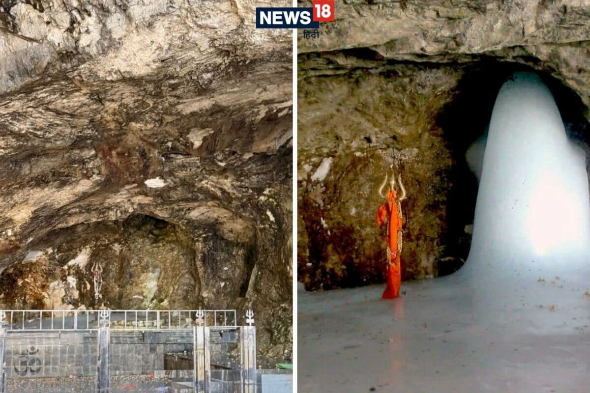 Amarnath Yatra 2026: अमरनाथ यात्रियों के लिए बुरी खबर 5 दिन में ही अंतर्ध्यान हो गए बाबा बर्फानी देखिए कैसे पिघलते गए बाबा