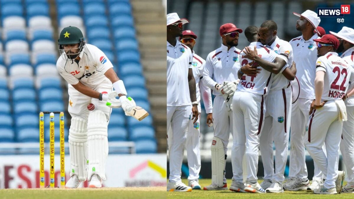 WI vs PAK: कप्तानी मिलते ही बाबर आजम ने कटवाई नाक, वेस्टइंडीज के खिलाफ पाकिस्तान को मिली 90 रनों से शर्मनाक हार WI vs PAK: कप्तानी मिलते ही बाबर आजम ने कटवाई नाक, वेस्टइंडीज के खिलाफ पाकिस्तान को मिली 90 रनों से शर्मनाक हार
