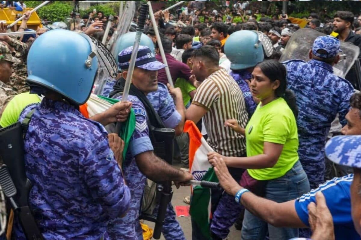 Exclusive: हां CJP प्रोटेस्ट में जवानों ने जरूरत से अधिक बल प्रयोग किया जंतर-मंतर एक्शन पर RAF ने मानी अपनी गलती