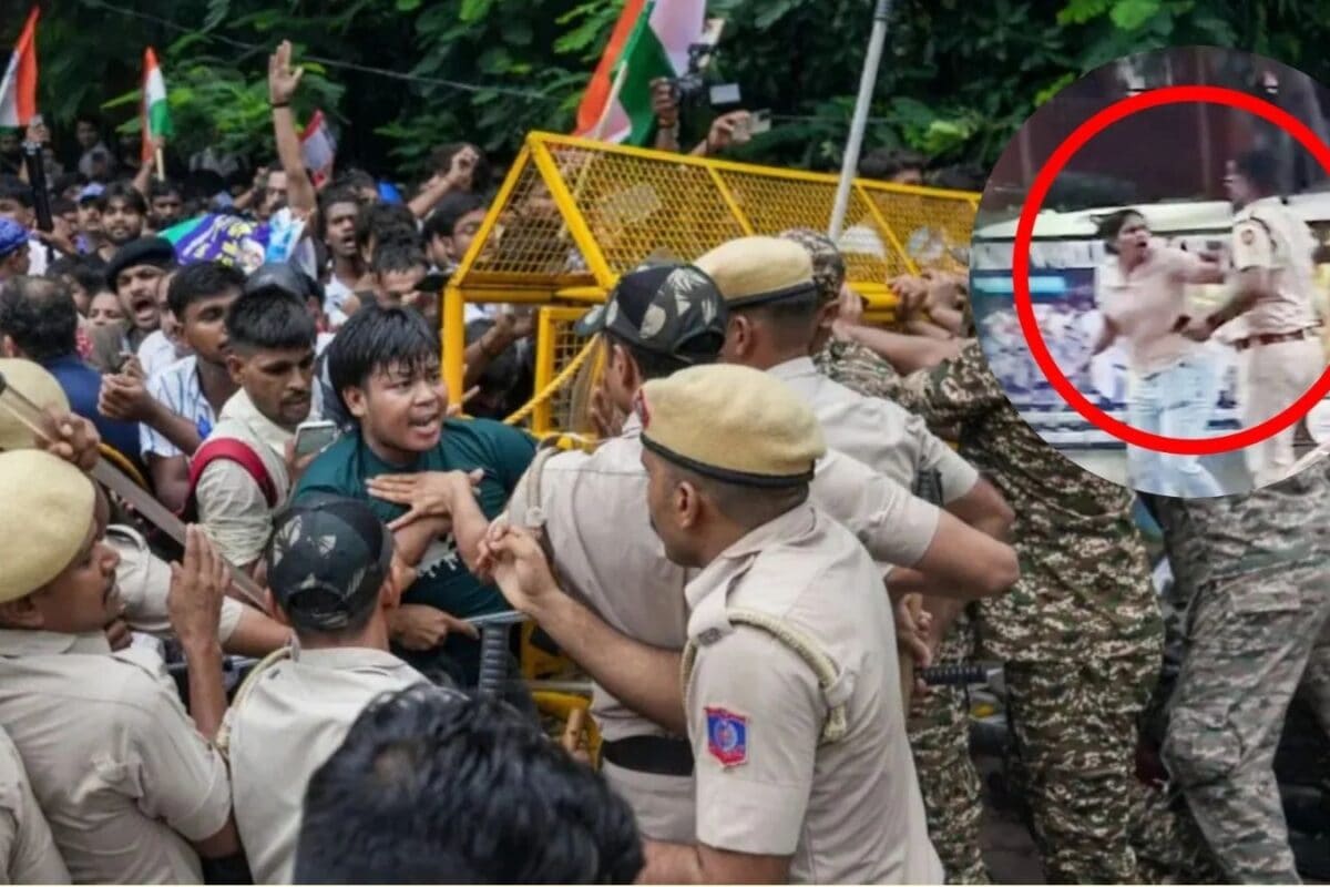 CJP प्रोटेस्ट में महिला को थप्पड़ जड़ने वाले ADCP पर गिरी गाज संदीप लांबा पर सरकार का एक्शन