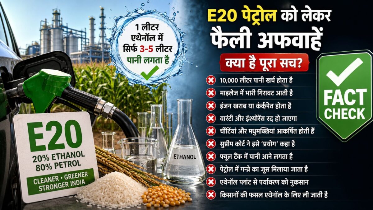 10 big rumors spread about E20 Petrol! Know what is the whole truth