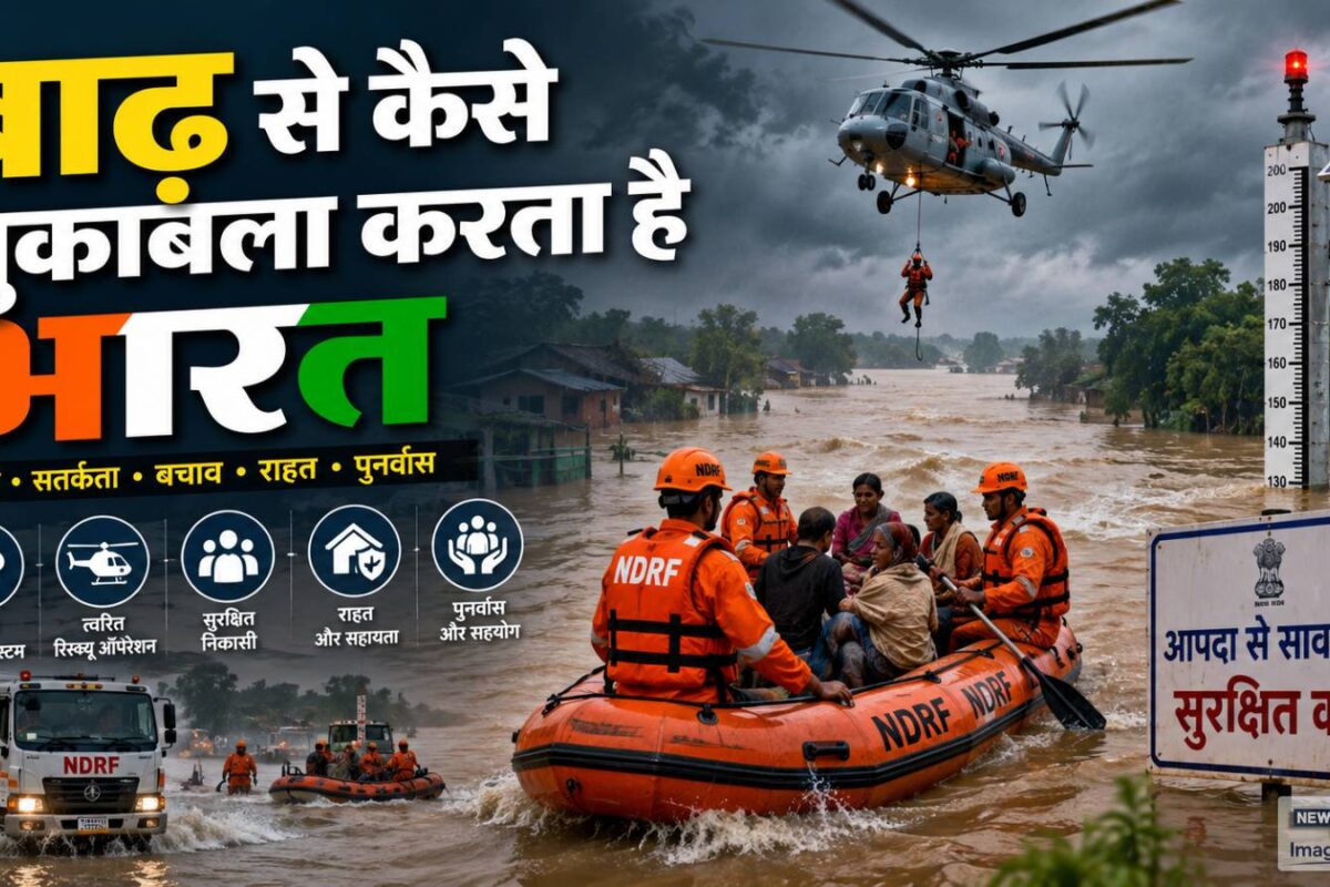 बाढ़ से जंग के लिए कितना तैयार है भारत जानिए राहत बचाव और अर्ली वार्निंग का पूरा मॉडल