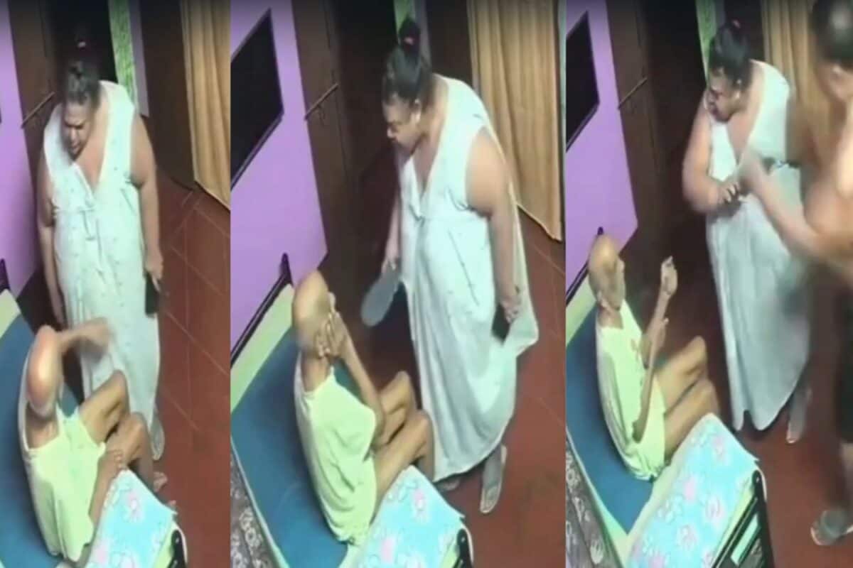 काश हम तुम्‍हें पैदा न क‍िए होते बेटे-बहू के हाथों चप्‍पलों से प‍िटते ये बुजुर्ग इसी दर्द में होंगे
