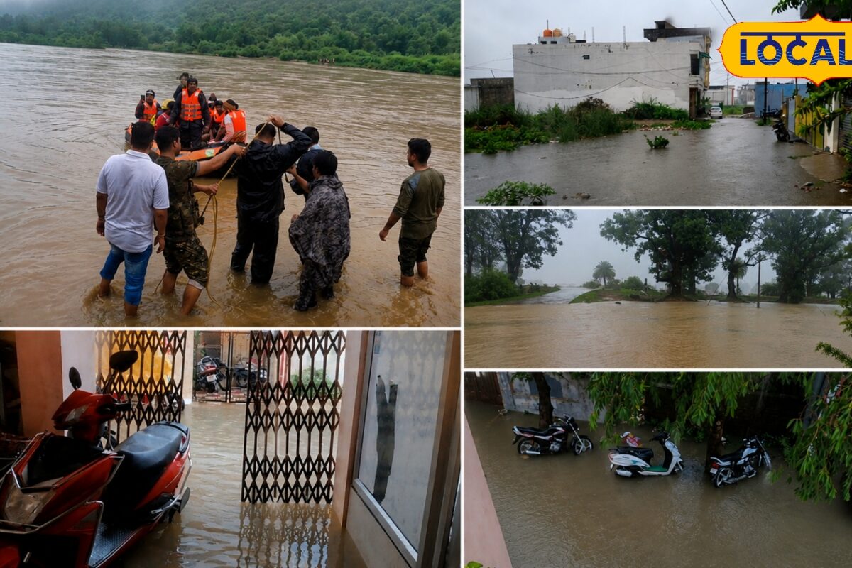 बालाघाट में 48 घंटे भारी बारिश का अलर्ट जलभराव से जनजीवन बेहाल 16 ग्रामीणों का रेस्क्यू