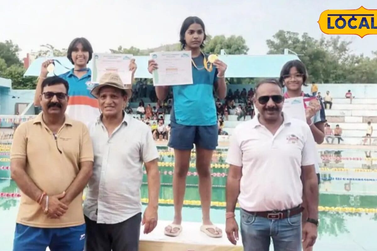 भीलवाड़ा के तैराकों का जलवा! गोल्ड मेडल जीतकर बढ़ाया जिले का मान स्विमिंग में शाहपुरा बना नई पहचान