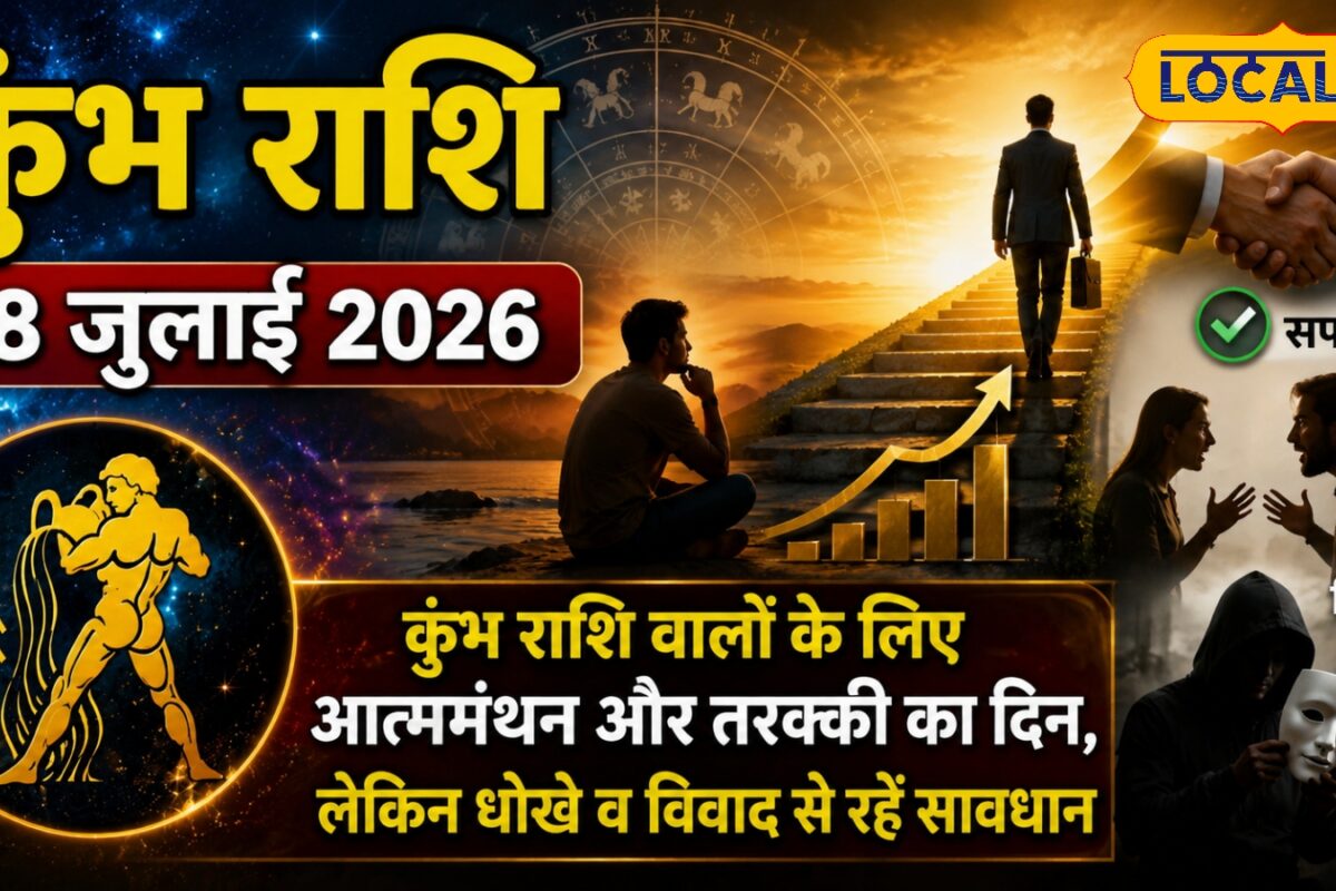 Kumbh Rashifal 08 July 2026: व्यापार में मिलेंगे नए मौके, यात्रा का योग; जानें आज का कुंभ राशिफल