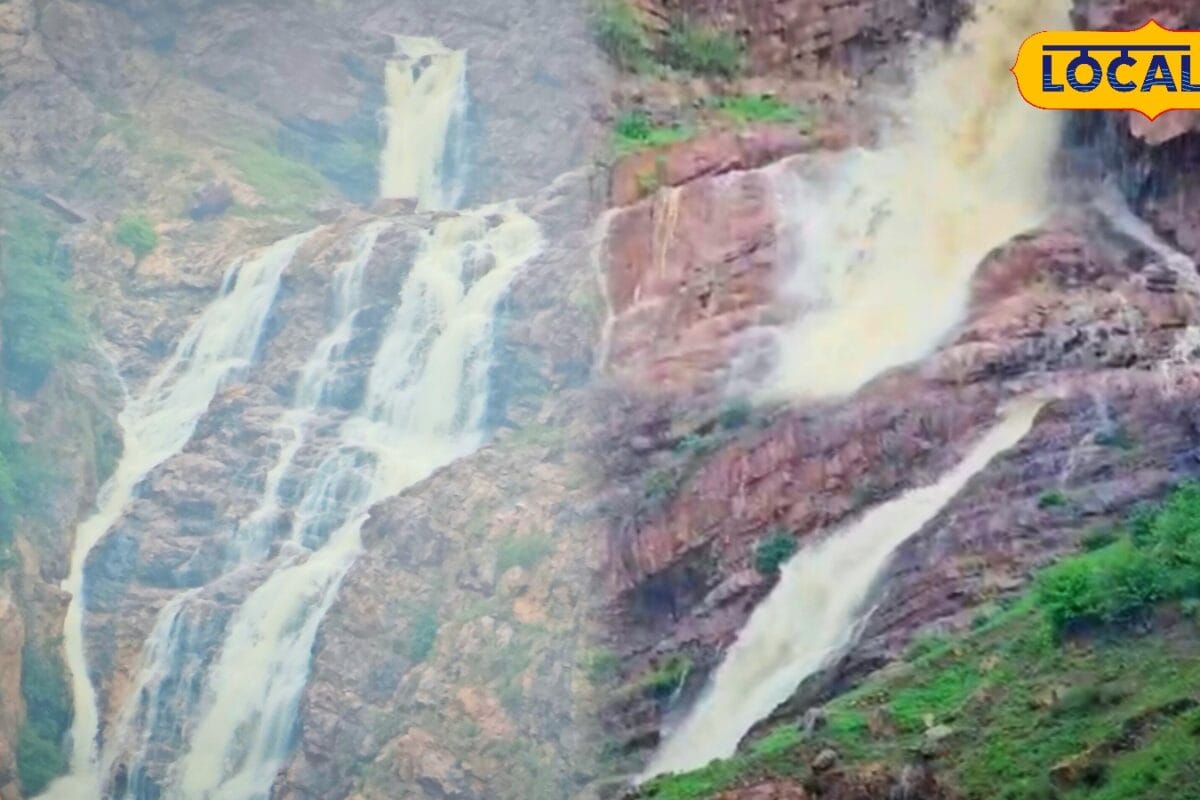 Tourist Place Bharatpur: पहली बारिश में जाग उठे भरतपुर के झरने! तेज बहते पानी और हरियाली के बीच उमड़ रहे सैलानी