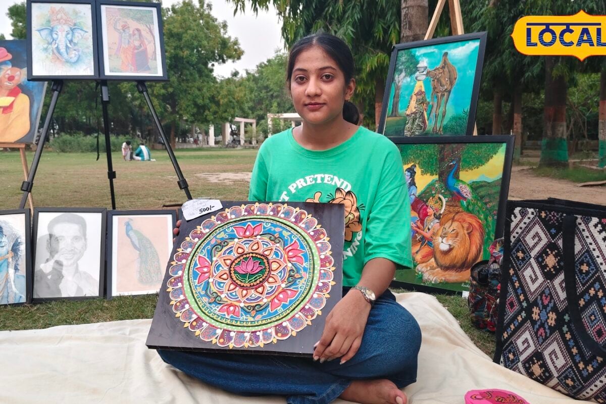 सुल्तानपुर की अंशिका ने यूट्यूब  से सीखकर चित्रकारी में बनाया नाम प्रतियोगिताओं में मिल चुका है अवॉर्ड