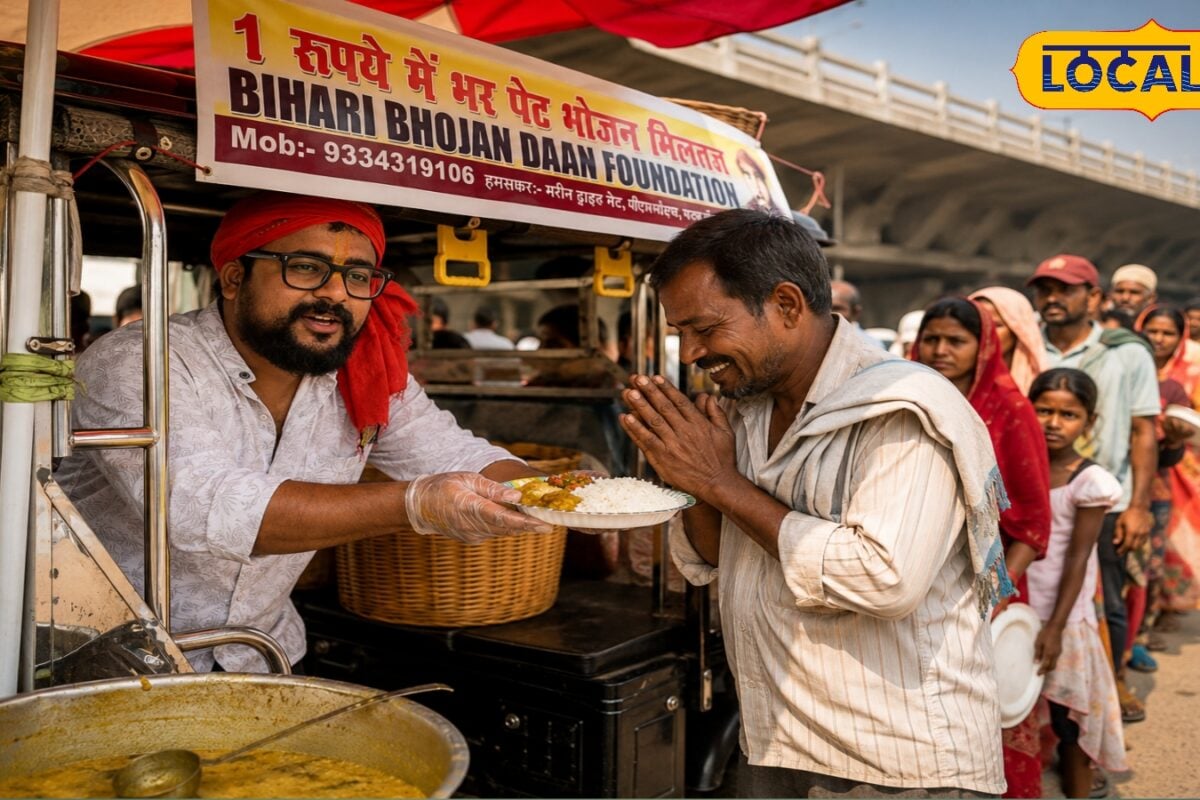 बचपन की उस एक भूख ने बदल दी जिंदगी आज सैकड़ों को मुफ्त खिला रहे भरपेट खाना! थाली देख रो पड़ते हैं लोग
