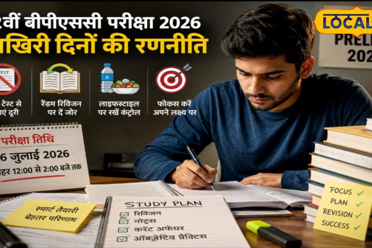 72वीं BPSC परीक्षा में चाहिए सफलता? पूर्व DSP से जानें अंतिम दिनों में कैसे करें तैयारी, रिवीजन से लेकर टाइम मैनेजमेंट तक