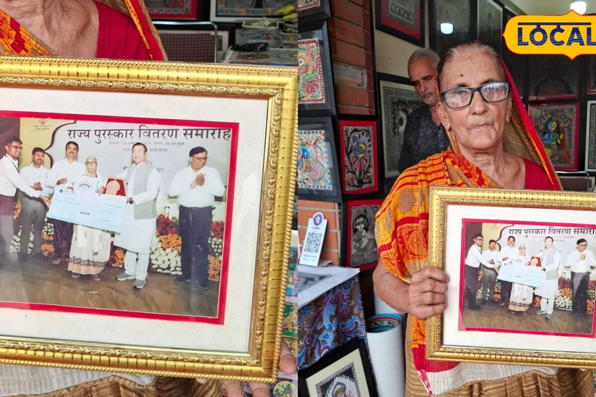 अजब-गजब साधना! ना केमिकल ना पेंट 74 की उम्र में कुदरती रंगों से मधुबनी कला में जान फूंक रहीं अंबिका देवी