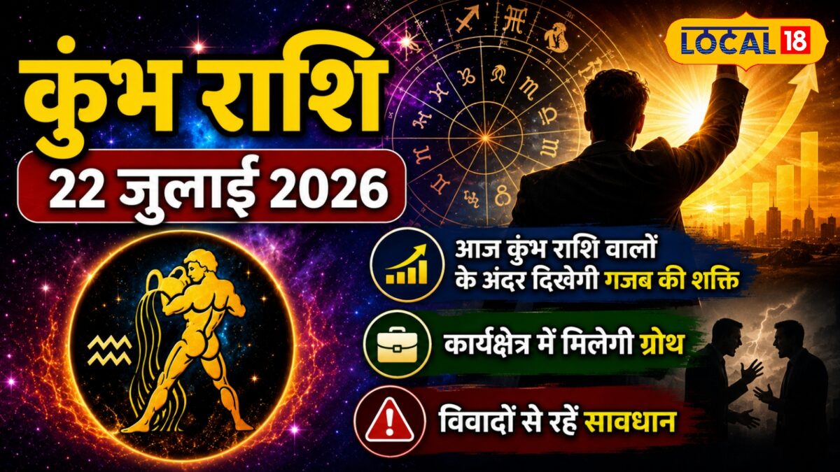 आज कुंभ राशि वालों में दिखेगी गजब की शक्ति, कार्यक्षेत्र में ग्रोथ के संकेत