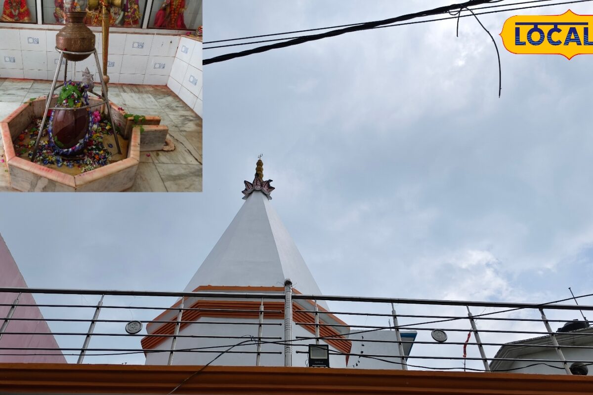 गोंडा में जन सहयोग से 20 साल पहले बना नर्मदेश्वर नाथ शिव मंदिर सावन में आस्था का केंद्र हजारों भक्त कराते हैं रूद्राभिषेक