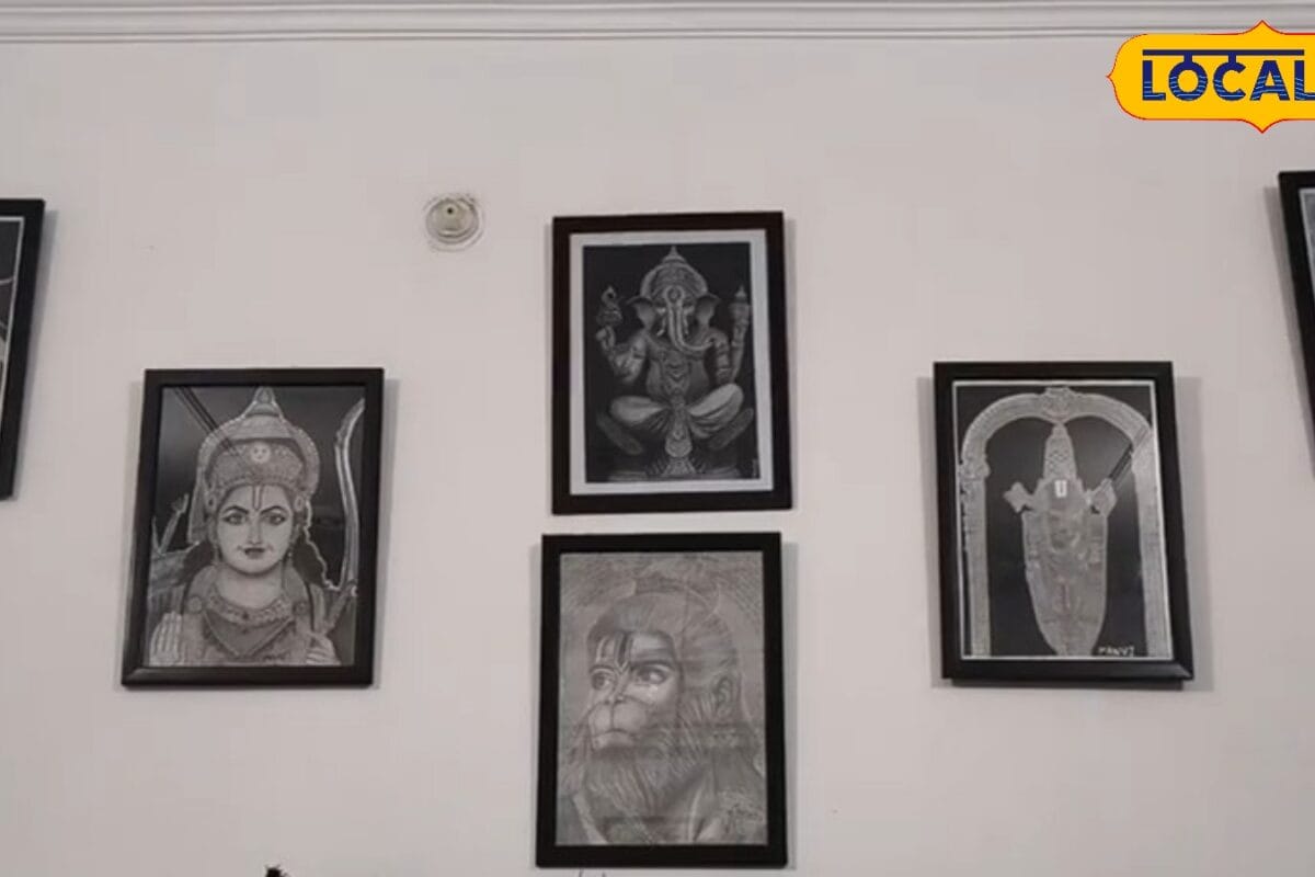 Alwar News: दीवारों पर चित्र बनाने पर पड़ती थी डांट आज उसी हुनर से बना ली अलग पहचान