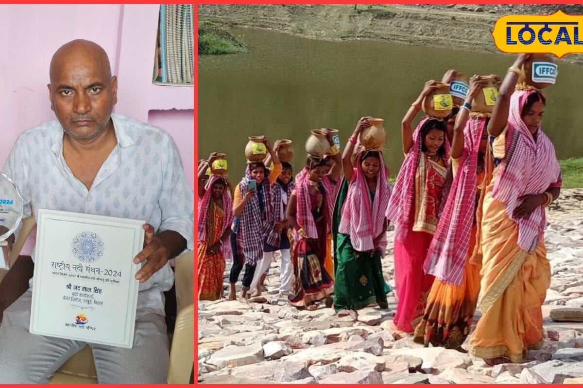पत्नी गुजरी आई कई मुश्किलेंपर नहीं रुके रिवर मैन नंदलाल 25 साल से बचा रहे बिहार की नदियां