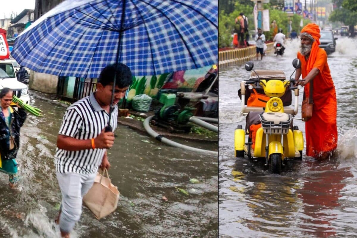 मुंबई-रायपुर में भारी बारिश 3 राज्यों में तो थम ही जाएगी रफ्तार IMD का बादलों के चक्रव्यूह वाला रेड अलर्ट