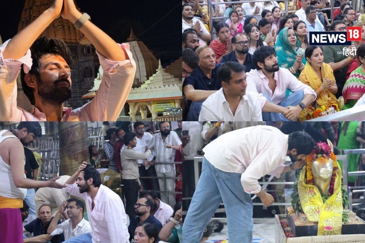 नेशनल अवॉर्ड जीतते ही महाकाल के दरबार में कार्तिक आर्यन, शयन आरती में टेका माथा, भक्ति में डूबे 'चंदू चैम्पियन'
