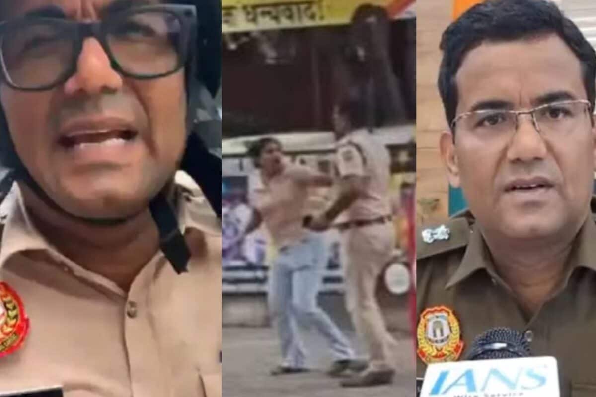NEET Protest: महिला को थप्पड़ मारने वाले ADCP संदीप लांबा कौन हैं ड्यूटी से हटे वीडियो हो गया वायरल