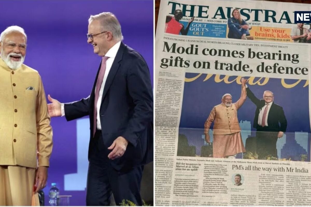 'मिस्टर इंडिया' बनकर ऑस्ट्रेलिया के अखबारों में छा गए PM मोदी, व्यापार-रक्षा समझौतों पर भी फोकस